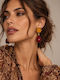 Boho Chic Handmade Stone Earrings