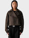 Γυναικείο Biker Jacket Dark Brown
