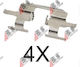 Zest Bremsbelag-Montagesatz Subaru Forester 551098900