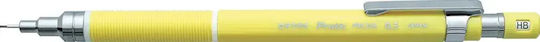 Penac Protti Prc-105 Professional Mechanical Pencil 0.5 Mm Metal Cone Retractable Tip Yellow