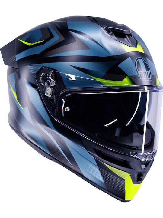 AGV K5 Munor Matt Black/Yellow Fluo Motorcycle ...