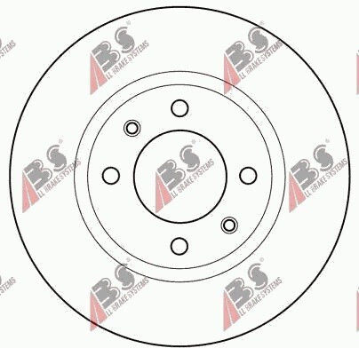 Bremsscheibe Citroen BX 81-94 Peugeot 405 87-97 4246a9