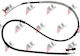 Handbrake Cable Fiat Multipla 98-08 Pt 46814148