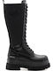 Any Women's Boots with a Mid Heel Black