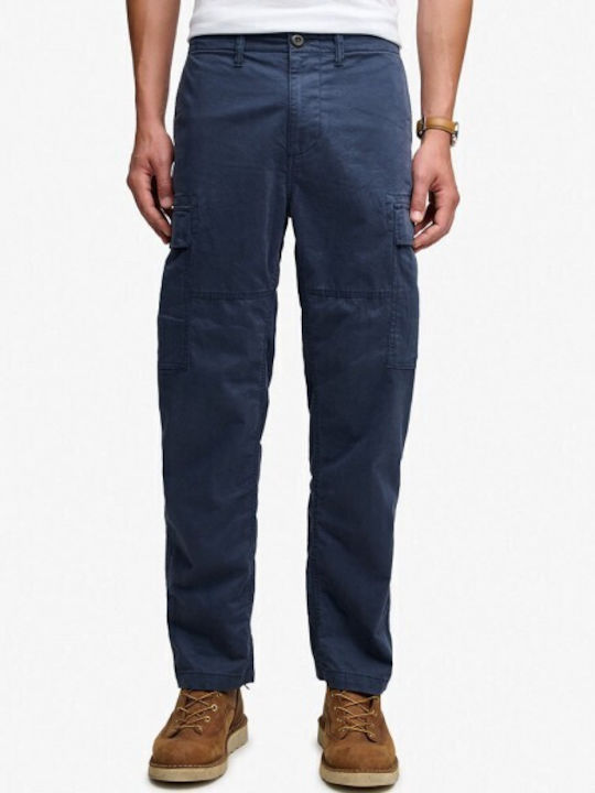 Superdry Herren Cargo-Hose Regular Fit French Navy