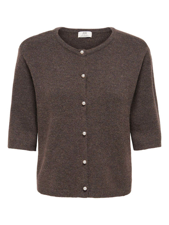 Jdy Gestrickte Strickjacke für Damen Braun