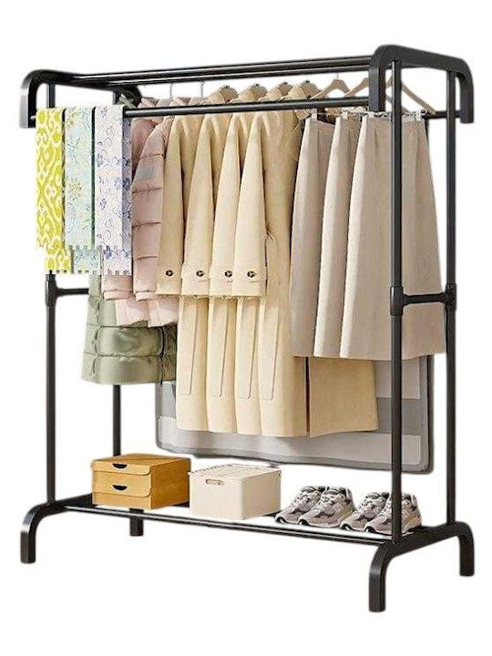 Yh6805 Umeraș de Podea din Metal Negru 157x91x157cm