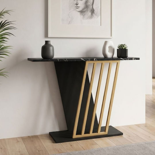 Console Table Black GP042-0135.1 L90xW29.6xH76.8cm Console Table Black GP042-0135.1 L90xW29.6xH76.8cm