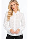 Long Sleeve Women's Shirt White WG-FY-9177-27SH-WHITE