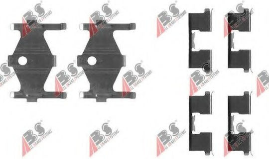 Set de montare plăcuțe de frână Zest Nissan 45011850000