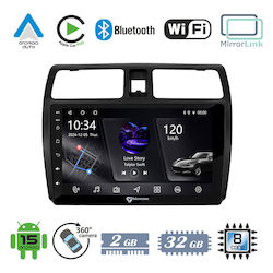 Vencore 3236-10006-0255b Android-15-Multimedia-Display 10,1" Px5s Octa-Core 2 GB/32 GB IPS-Frontblende CarPlay Android Auto Unterstützung Für 360°-Kamera Suzuki Swift 2005–2010 – Schwarz 3236-10006-0255b