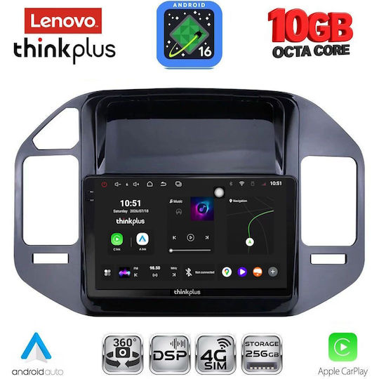Lenovo Ltm 11444_cpa 9-Zoll-Multimedia-Tablet Mitsubishi Pajero Mod. 1999–2006