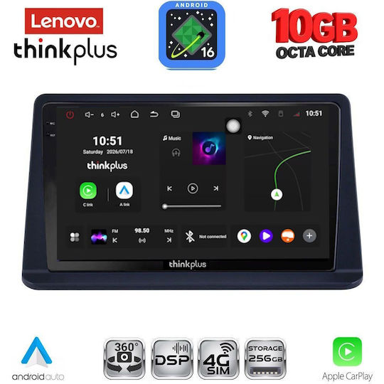 Lenovo Ltm 11445_cpa 9-Zoll-Multimedia-Tablet Mitsubishi Pajero Mod. 1999–2006