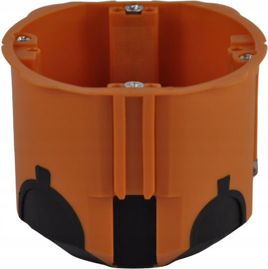PAWBOL Recessed Electrical Junction Box IP30 in Orange