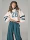 Winter 2-Piece Set Ecru/Cypress Green