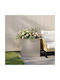 vidaXL Metal Planter Box Silver 50x60x48 cm