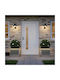 vidaXL Set of 2 Silver Metal Planter Boxes