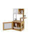 Costway Kratzbaum Katzenbaum Beige 117,5 x 43 x 72 cm