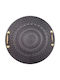 Espiel Wooden Round Decorative Tray 35x35cm