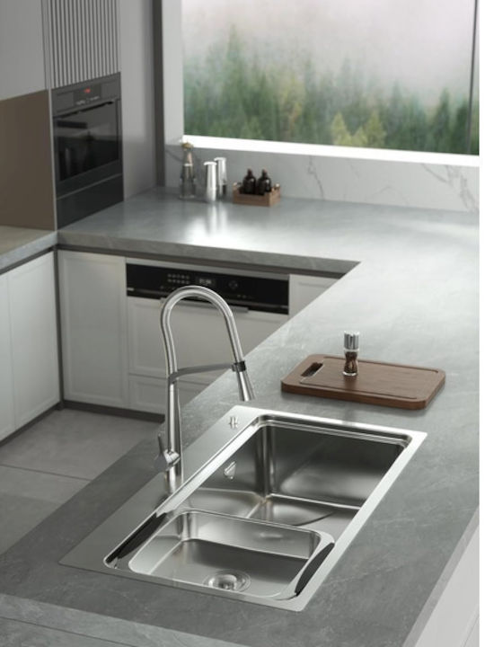 Higold Silver Countertop Kitchen Faucet