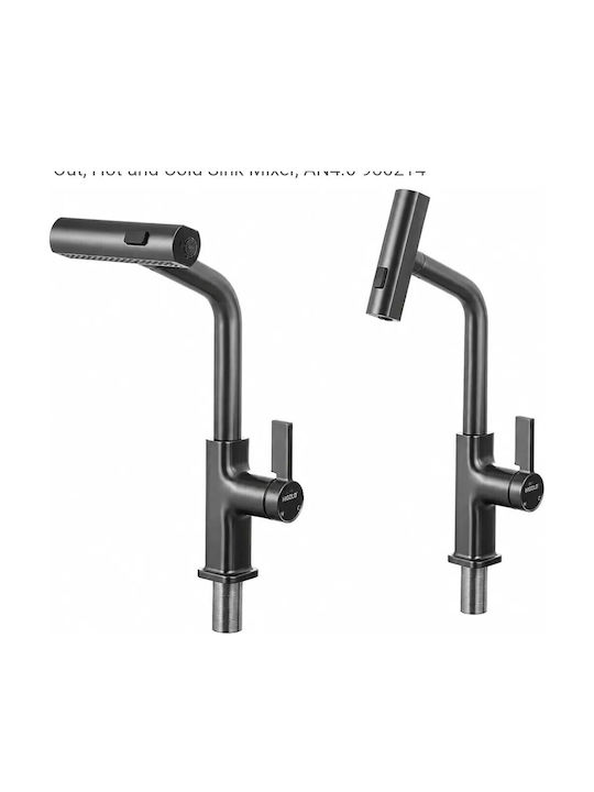 Higold Grey Countertop Kitchen Faucet