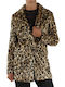 Palton Leopard pentru Femei