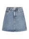 Fustă din Denim Medium Blue Stone Washed