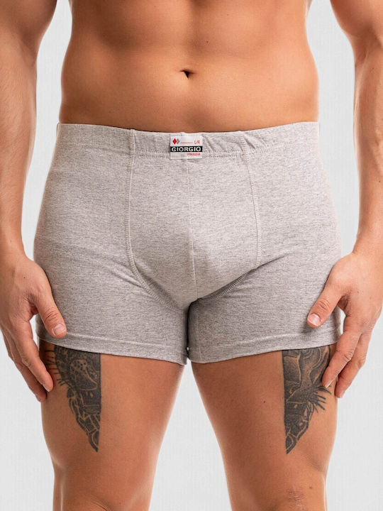 Men's Grey Printed Boxer