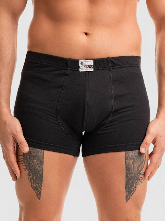 Men's Black Printed Boxer