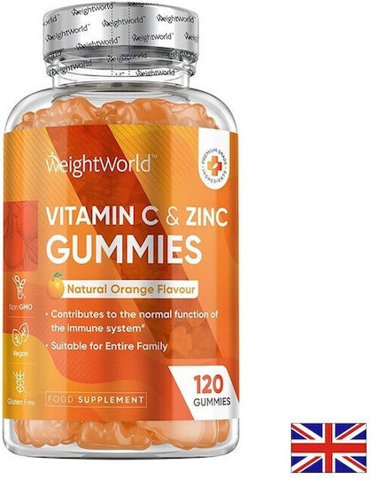 WeightWorld Цинк 100 mg с витамин C 120 капсули