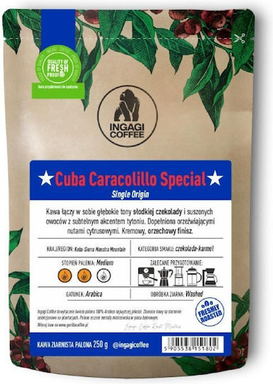 Ingagi Coffee Καφές Espresso Cuba σε Κόκκους 1kg