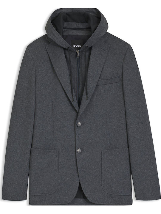 Boss Herren-Sakko mit schmaler Passform Blue