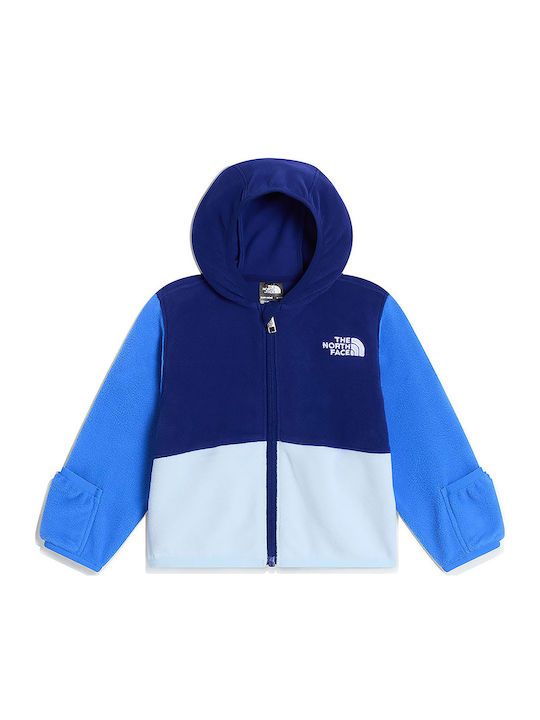 The North Face Kids Fleece Hooded Cardigan Navy...