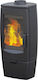 Plamen Gala Gusseisen-Holzofen 11 kW Schwarz