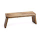 Wooden Meditation Bench Mango Wood Folding Size ±48x18 Cm Weight 2012 G