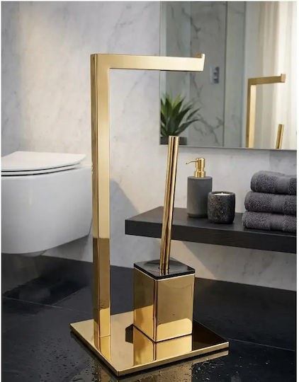Set de Accesorii de Baie din Inox Auriu