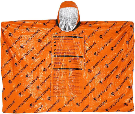 Lifesystems Heatshield Poncho Αδιάβροχο Πόντσο Επιβίωσης Θερμοανακλαστικό