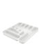 Tontarelli Organizator de Tacâmuri pentru Sertar din Plastic 37.5x41.5x4.5 cm Alb