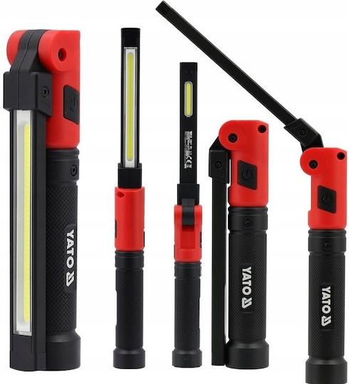 Yato Wiederaufladbare LED-Werkstattleuchte IP54 mit bis zu 800 lm Leuchtkraft