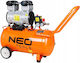 Neo Tools Einphasiger Luftkompressor 80 dB mit 50-l-Luftbehälter