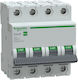 Schneider Electric Αυτόματη Ασφάλεια 63A Τετραπολική
