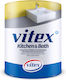 Vitex Kitchen & Bath Plastic Water-Based Paint for Interior Use White 9 L