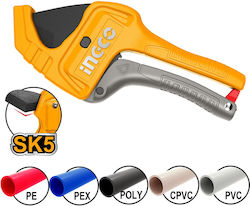 Ingco Manual Pipe Cutter with Maximum Diameter of 218 mm for Plastic / PEX / Iron / Steel / Aluminum HPC3142 Ingco Manual Pipe Cutter with Maximum Diameter of 218 mm for Plastic / PEX / Iron / Steel / Aluminum HPC3142