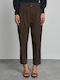 Olivia Women's Chino Trousers in Loose Fit Espresso