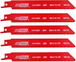 AWTools Lame pentru Metal 150mm 5 Bucăți AWTools Lame pentru Metal 150mm 5 Bucăți