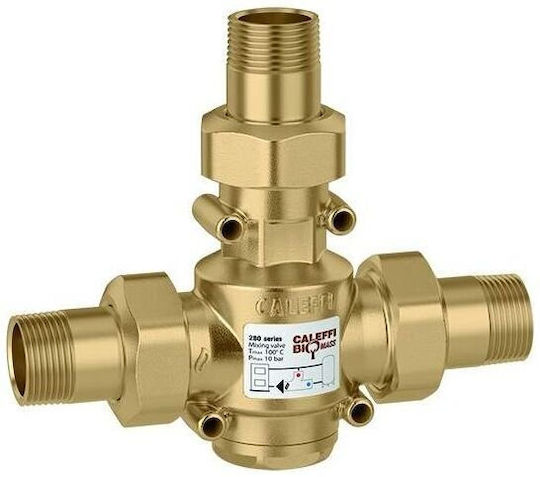 Caleffi Supapă de Siguranță cu Două Căi 1" din Alamă pentru Cazan