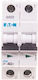 Eaton Διπολικός Μεταγωγικός Διακόπτης Ράγας 400V 63A