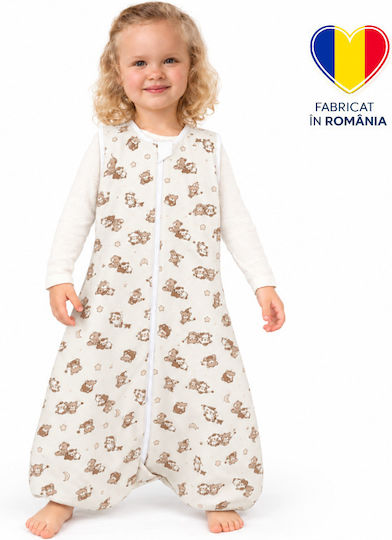 Kidizi Spring Sleeping Bag With Legs 1 Tog Beige