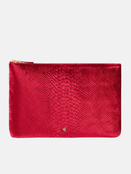 Elisabetta Franchi Дамски Клъч с Крокодилски Десен