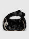 Schwarze Hobo-Damentasche aus Fell